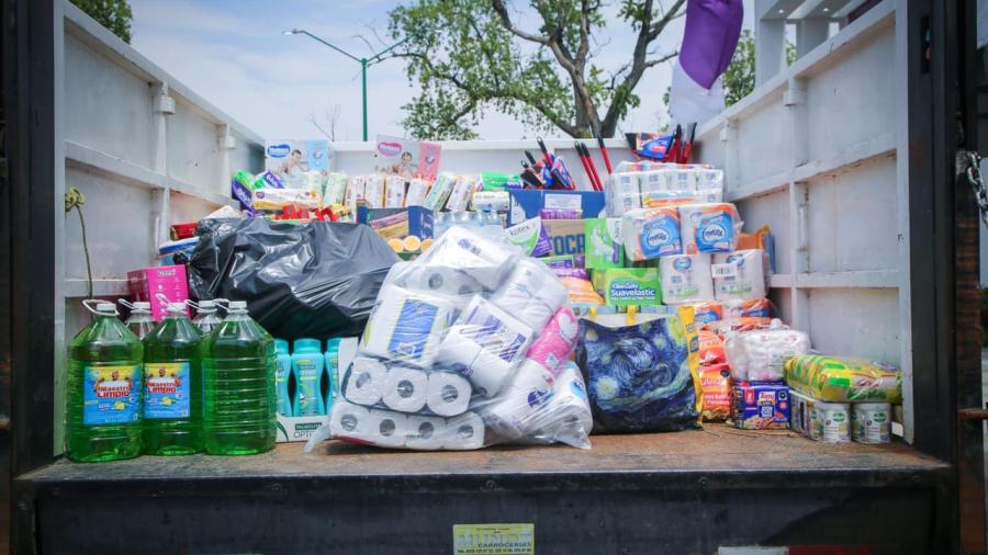 DIF Tamaulipas colecta más de 17 toneladas de ayuda para damnificados por lluvias en la frontera