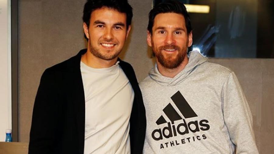 Sergio Pérez se reúne con Messi y compañía