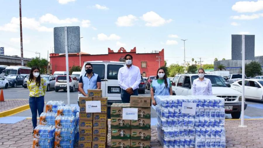 Sistema DIF Reynosa recibe donaciones de IIMED e IIMAK