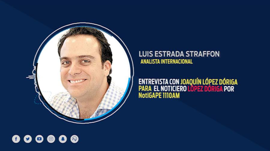"Trump cambia la información de un día a otro": Luis Estrada