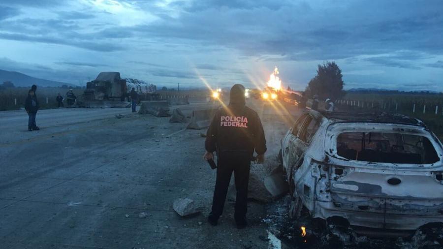 Explota pipa en autopista Puebla-Cordoba