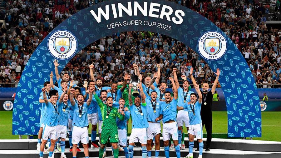 Manchester City campeón de la Supercopa de Europa 