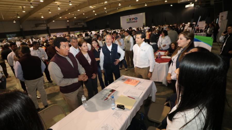 Inaugura alcalde Mario López Expo Empleo Emprendedor 2019