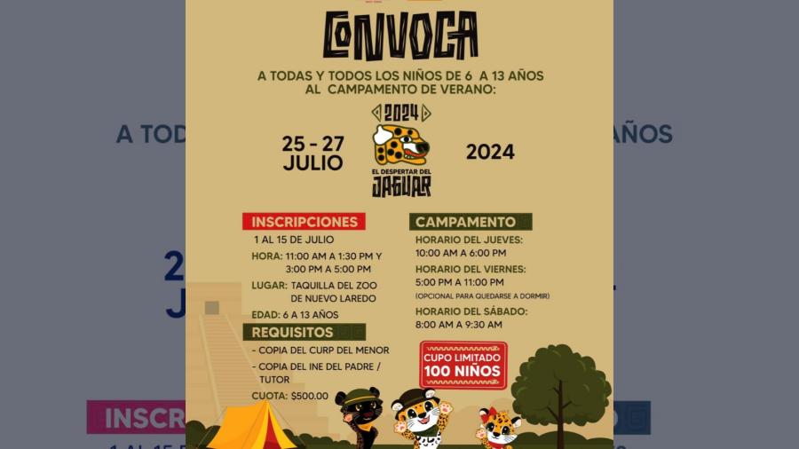 Invita Gobierno Municipal a campamentos del Zoológico de Nuevo Laredo 