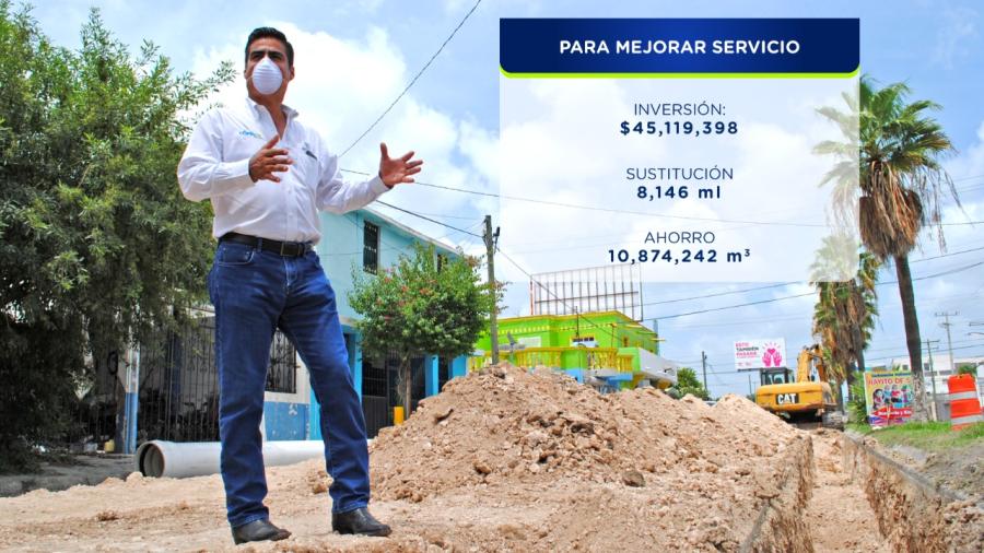 Revela COMAPA que actualmente se pierden más de 10 millones de metros cúbicos por daños en la red