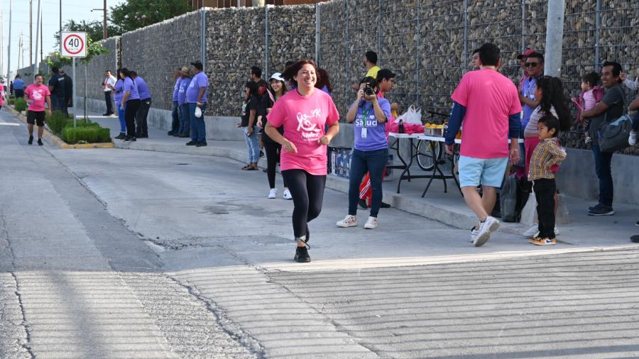 Apoya Gobierno de Carlos Peña Ortiz Carrera 5K por la Lucha Contra el Cáncer de Mama