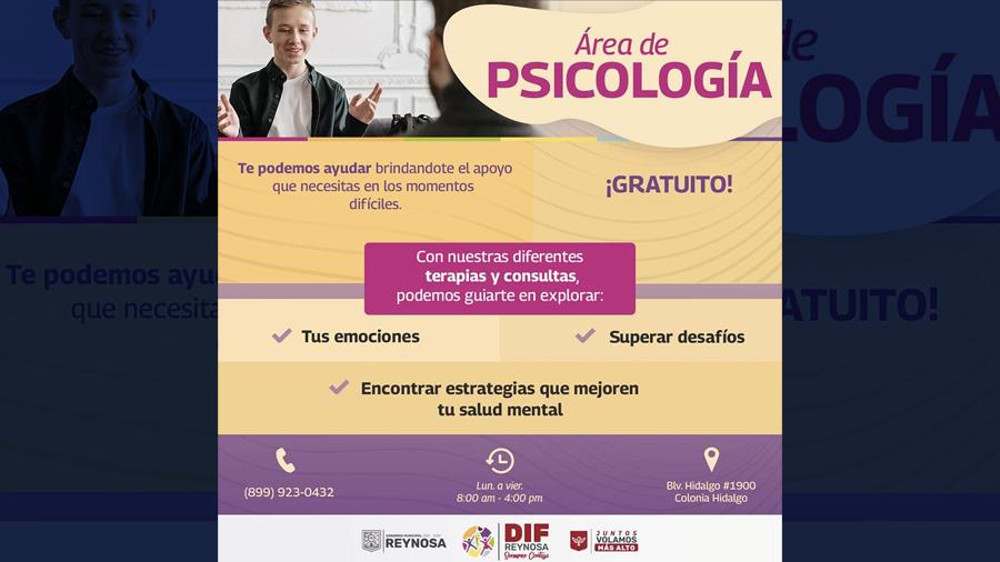 Apoya DIF Reynosa a familias con atención psicológica