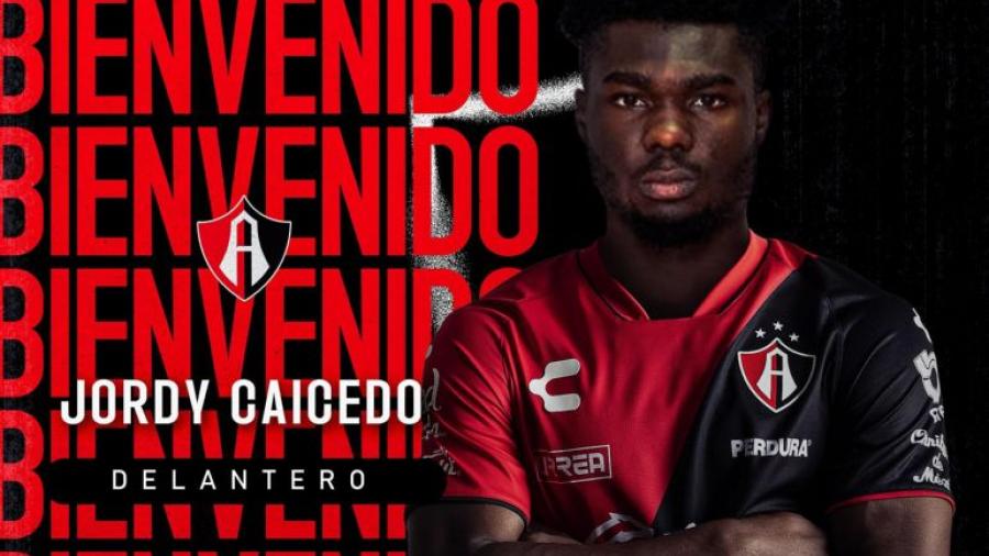 Atlas anuncia el fichaje de Jordy Caicedo