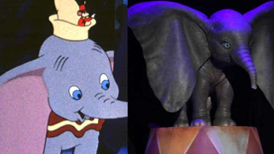 Revelan la imagen de Dumbo en acción real de Tim Burton