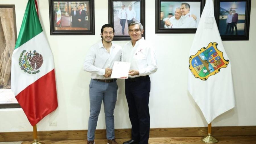 Designan a Luis Gerardo Illoldi como secretario del Trabajo en Tamaulipas