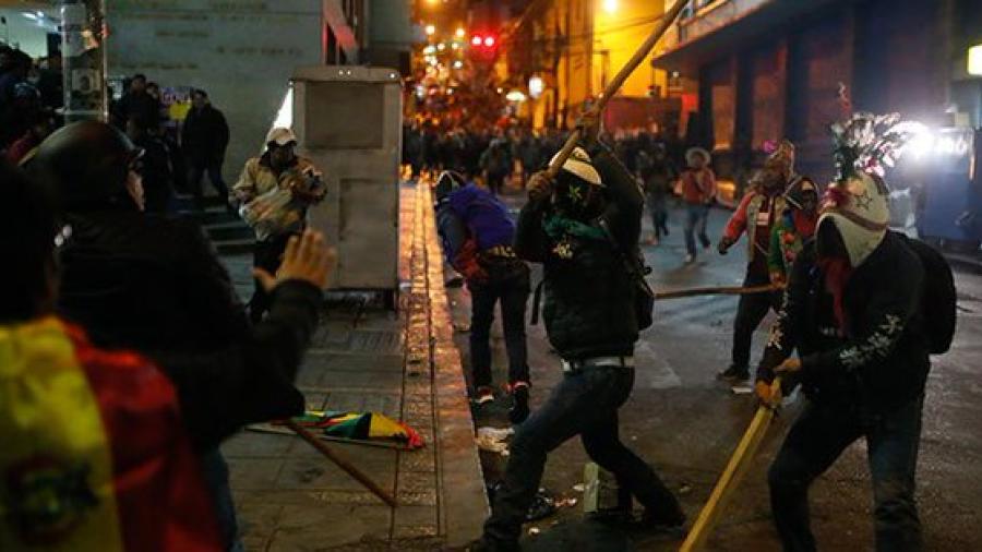 Las protestas en Bolivia dejan un muerto y más de 80 heridos