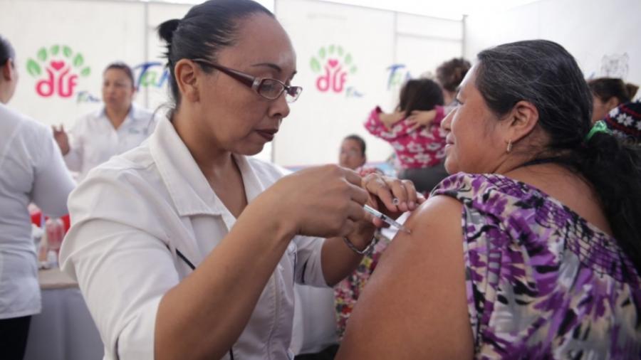 Protege Gobierno del Estado a medio millón de tamaulipecos contra la influenza