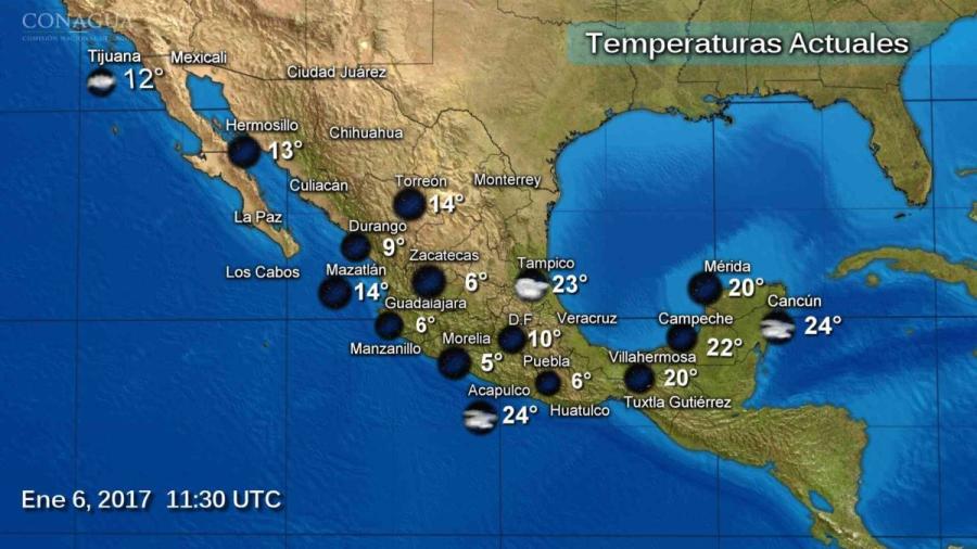 Prevalecen las lluvias y el frío en gran parte del país