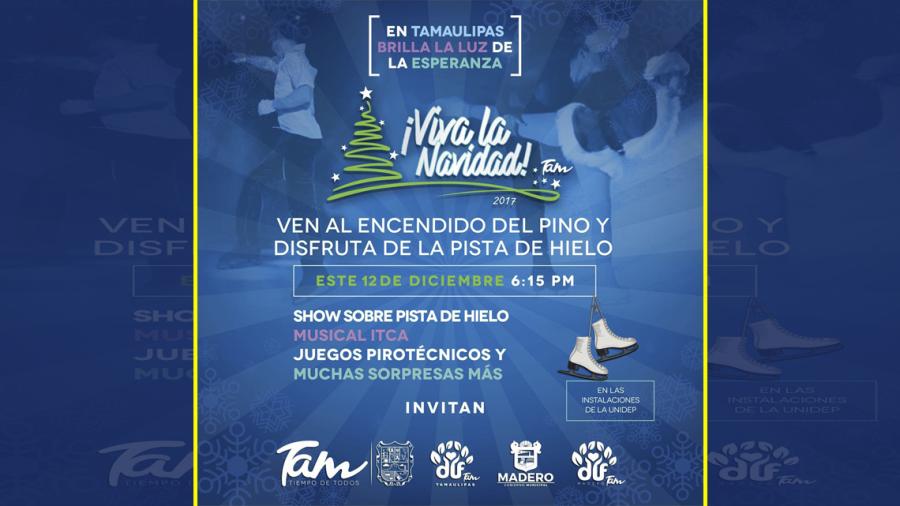 Mañana se encenderá el pino de Navidad en Madero