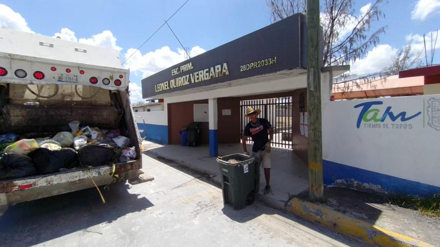 Listo Municipio para continuar recolección en escuelas públicas 
