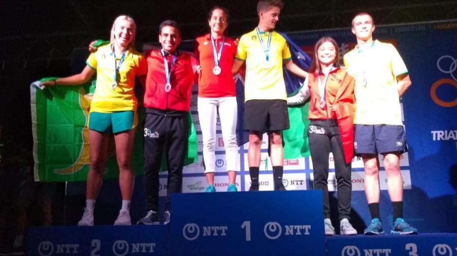 Destacan tamaulipecos en Mundial de Triatlón; llegan dos medallas de plata