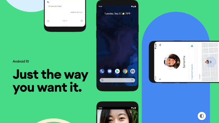 Android 10 estrena página web