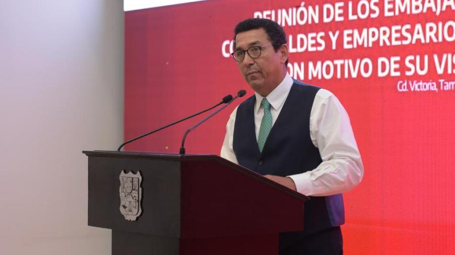 Matamoros, referente en desarrollo industrial y comercial: Mario López ante embajadores de UE