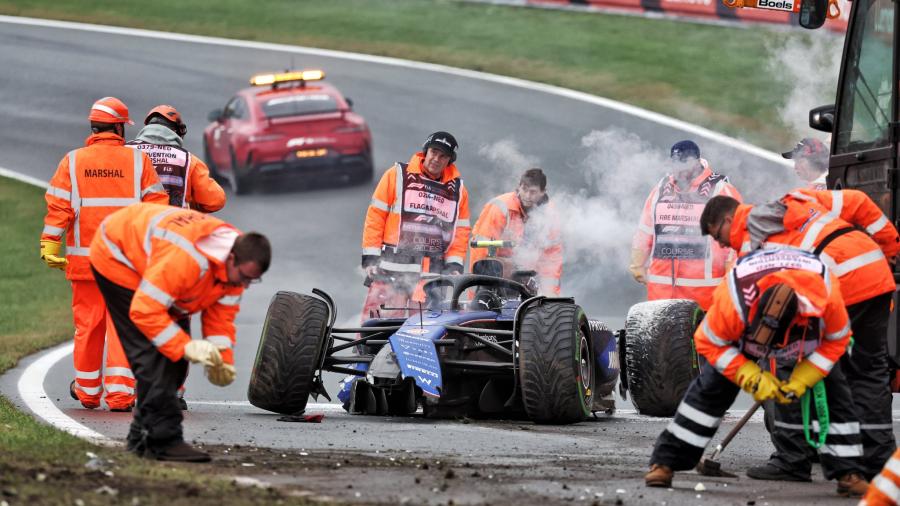Accidente en la F1 termina antes de tiempo práctica libre en Países Bajos