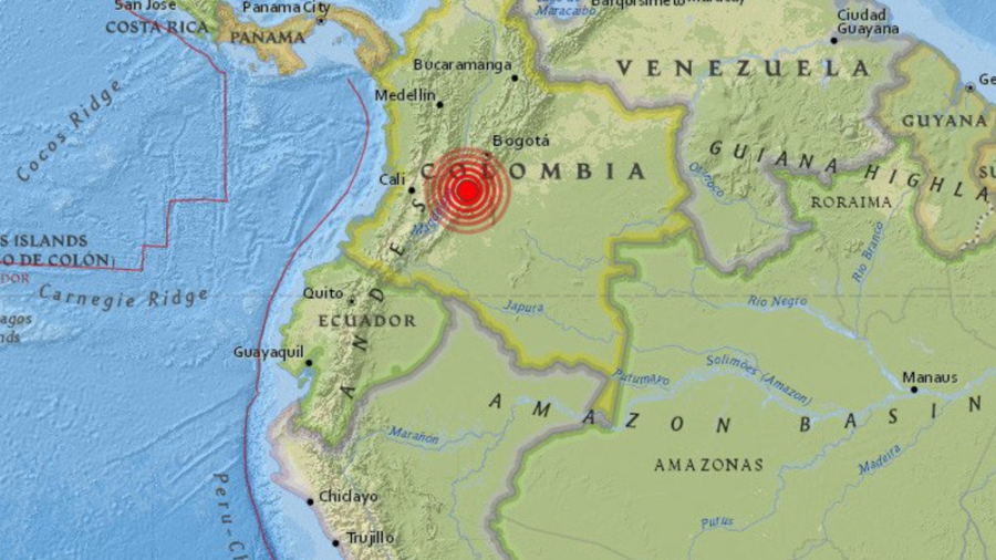 Sismo de 5.7 grados sacude gran parte de Colombia