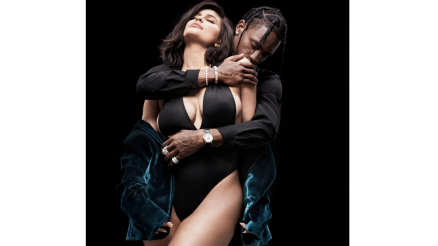 Kylie y Travis en la portada de GQ