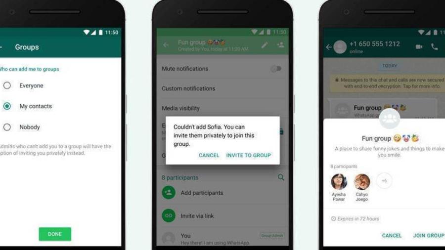 Ya podrás elegir si quieres ser agregado a grupos de WhatsApp