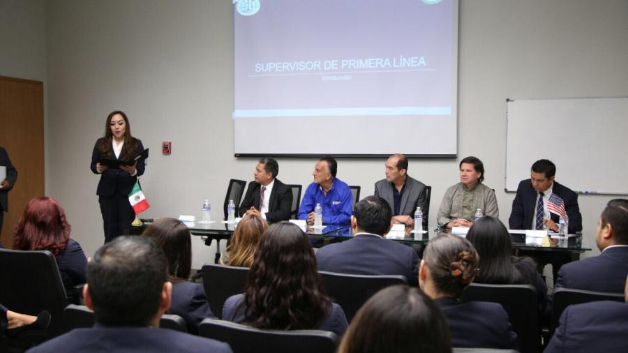 Imparten curso “Supervisores de Primera Línea” para fortalecer relación de EU y México