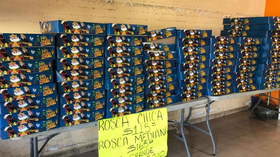 Listas cientos de roscas de reyes