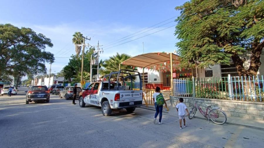Planteles de Tamaulipas vigilados a través de “Escuela Segura”