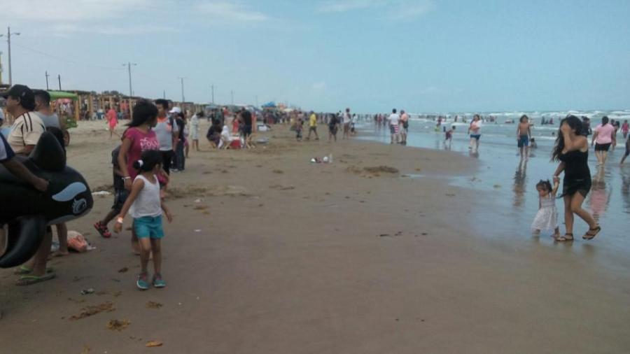 Llegaron más de 50 mil visitantes a playa Tesoro