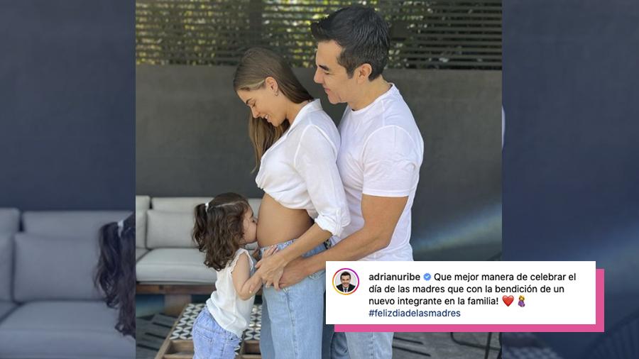 Adrián Uribe y Thuany Martins anuncian la llegada de su segundo hijo