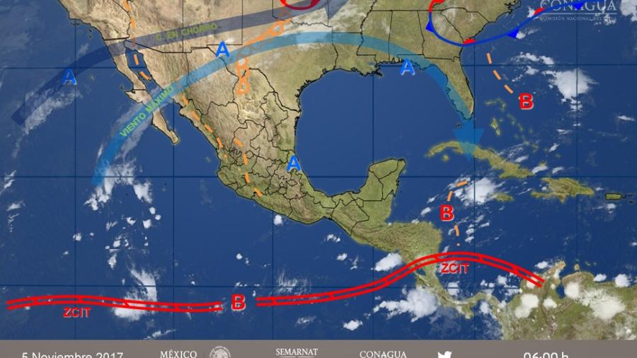 Ambiente seco y bajo potencial de lluvia en gran parte del pa&iacute;s