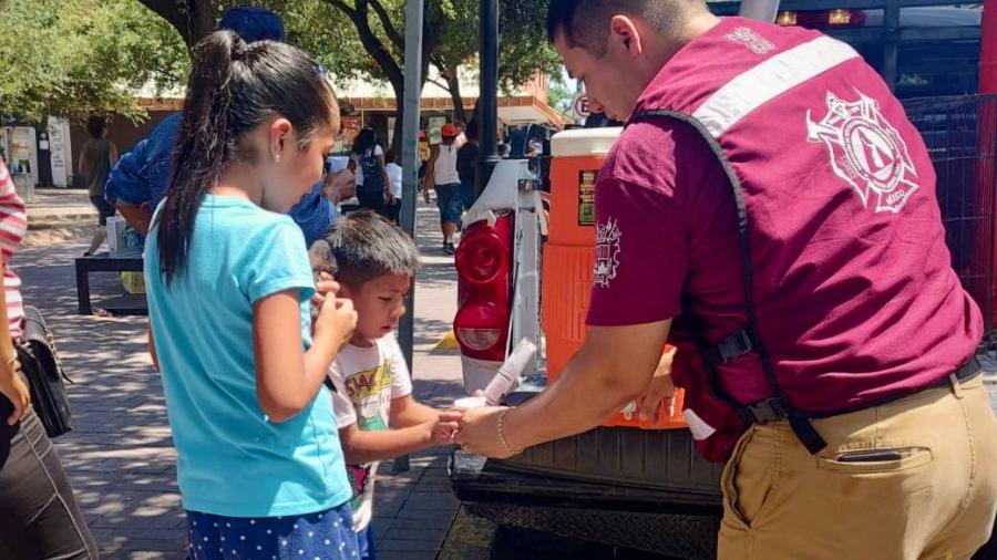 Implementan recorrido carrusel por altas temperaturas