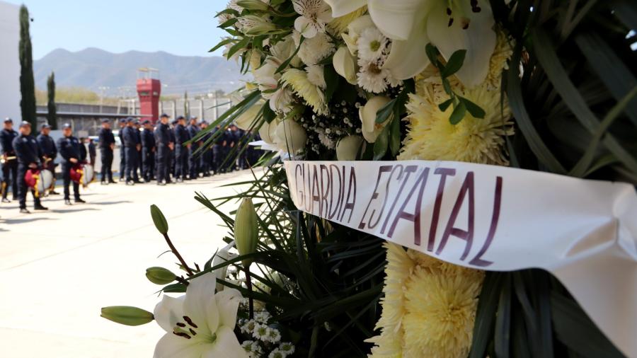 Rinden honores fúnebres a policía fallecido en Matamoros