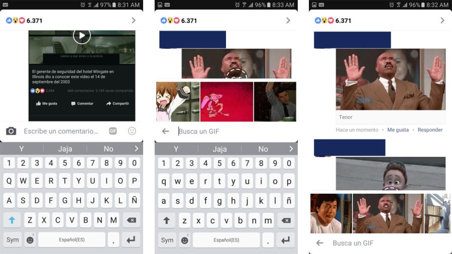 Ya puedes comentar las publicaciones de Facebook con "GIFs"