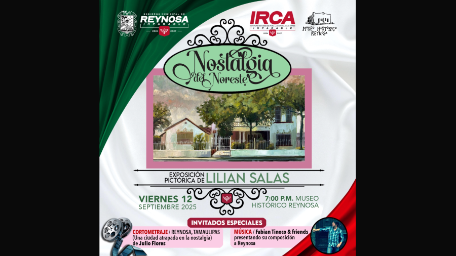 Presenta Gobierno de Carlos Peña Ortiz exposición pictórica sobre la identidad de Reynosa