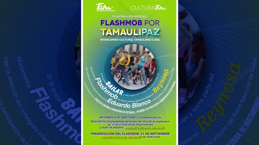 Realizará un “Flashmob por TamauliPAZ” en Parque Cultural