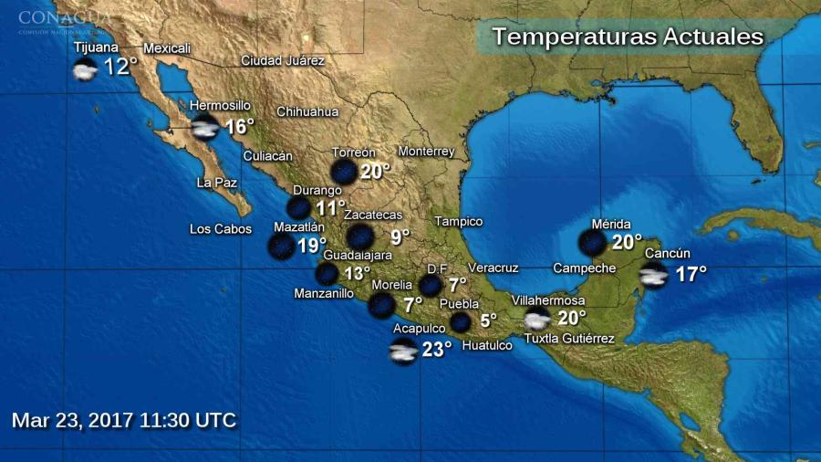 Frente frío 35 aumentará su presencia en el noroeste y norte del país