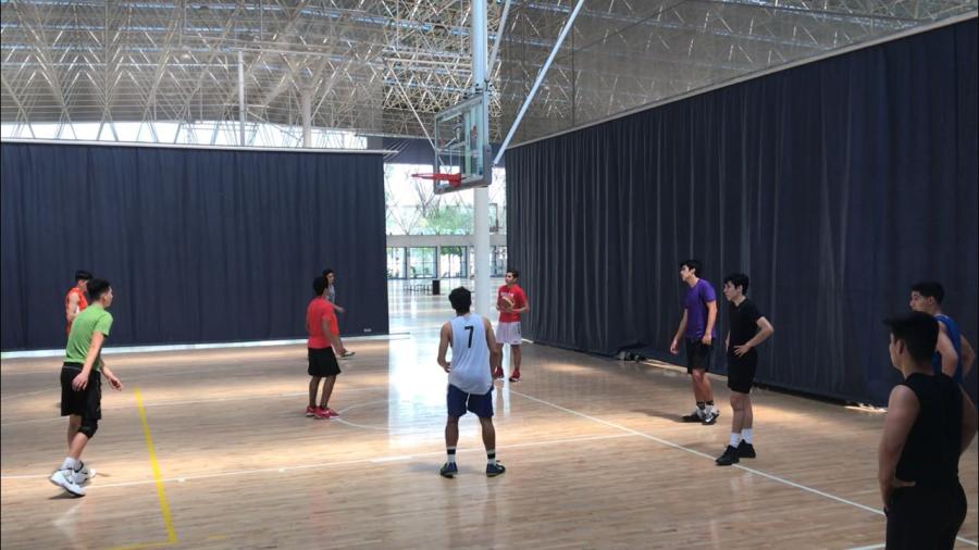 Selección de baloncesto en preparación para la ON2018