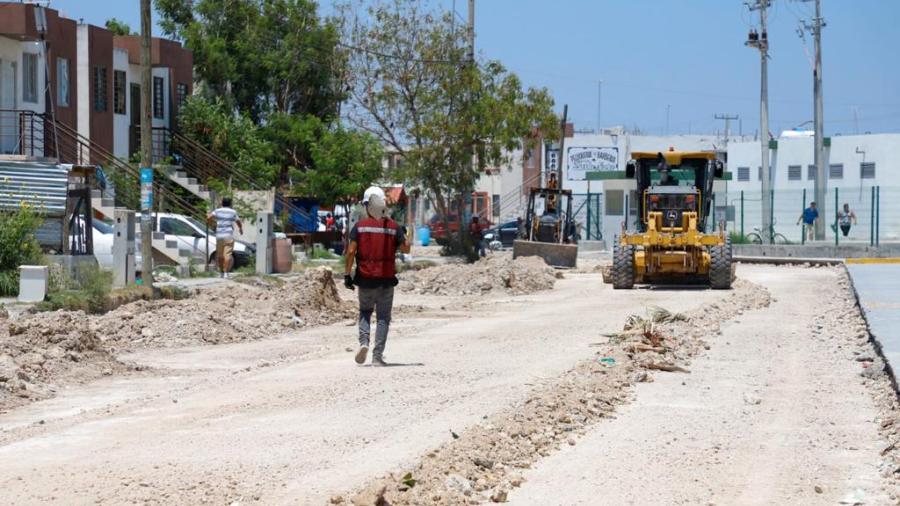 Pavimenta Gobierno de Carlos Peña calle Río San Juan con 7.9 MDP