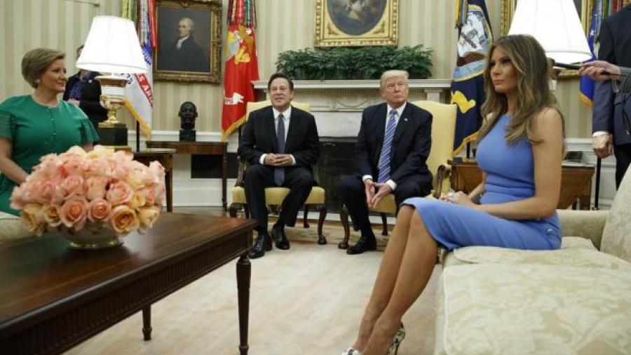Presidente de Panamá se reúne con Trump
