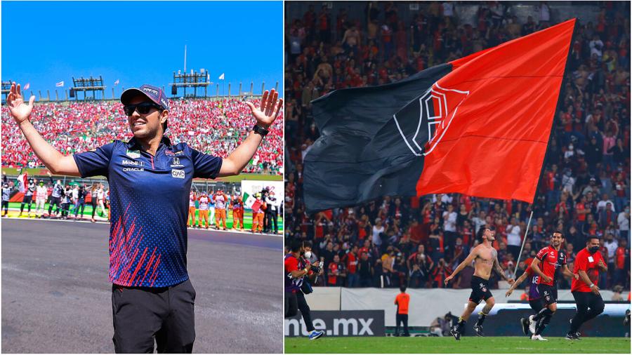 Felicita AMLO a 'Checo' Pérez y al Atlas 