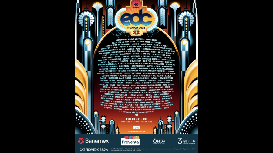 EDC México 2026 encenderá la Ciudad de México con tres días de música y energía electrónica