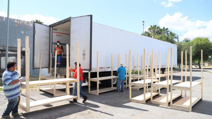 Apoya gobierno municipal con morgues móviles a hospitales 