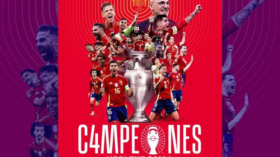 España campeón de la EUROCOPA 2024; vence a Inglaterra 2-1