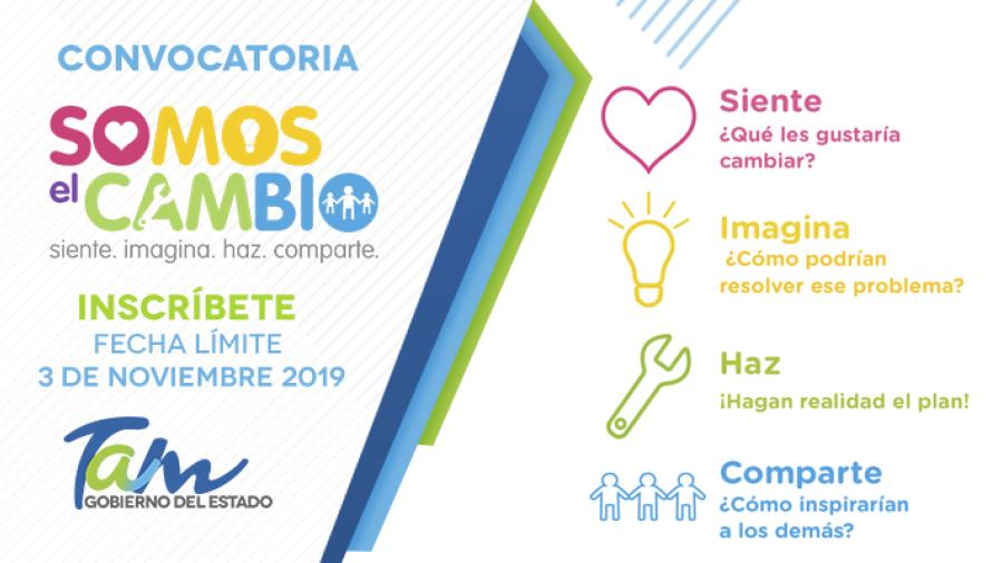 &Uacute;ltimos d&iacute;as para inscribirse a &ldquo;Somos el Cambio&rdquo;