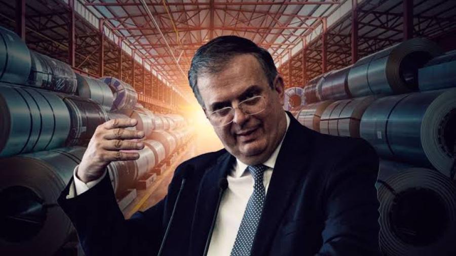 México buscará exclusión de aranceles al acero y aluminio en EU: Ebrard 