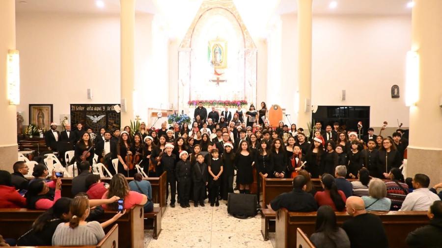 Present&oacute; Gobierno de Carlos Pe&ntilde;a Ortiz concierto final de Recitales Navide&ntilde;os 2025