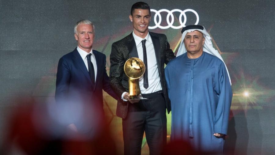 Cristiano es el Mejor Jugador del Año de los Globe Soccer Awards