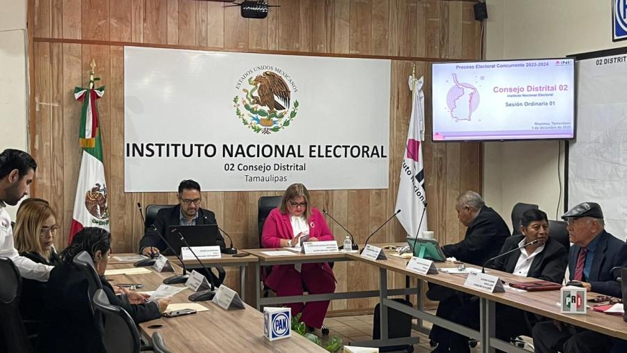 INE instala Consejos Electorales en Reynosa rumbo al 2024